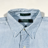 Vintage 90's Polo Ralph Lauren Chambray Button Down Shirt