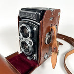 Vintage 1954 Rolleiflex 3.5C TLR w/ Case, Filters, Manual 120mm Film Camera