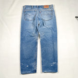 Vintage 90's Levi's 505 Distressed Blue Jeans