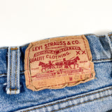 Vintage 90's Levi's 505 Distressed Blue Jeans