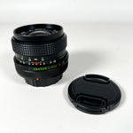 Vintage 80's Canon F-1 35mm SLR w/ 50mm FD 1.8 & 28mm Lens Film Camera