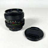 Vintage 80's Canon F-1 35mm SLR w/ 50mm FD 1.8 & 28mm Lens Film Camera
