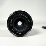 Vintage 80's Canon F-1 35mm SLR w/ 50mm FD 1.8 & 28mm Lens Film Camera