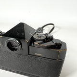 Vintage 80's Canon F-1 35mm SLR w/ 50mm FD 1.8 & 28mm Lens Film Camera