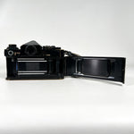 Vintage 80's Canon F-1 35mm SLR w/ 50mm FD 1.8 & 28mm Lens Film Camera