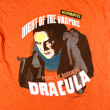 Vintage 2005 Dracula Night of the Vampire Horror Ringer T-Shirt