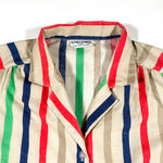 Vintage 80's Alfred Dunner Vertical Stripe Shirt