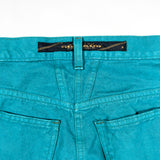 Vintage 90's Girbaud MFG Teal Denim Shorts