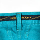 Vintage 90's Girbaud MFG Teal Denim Shorts