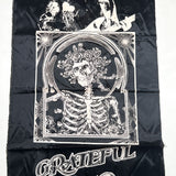 Vintage 1988 Grateful Dead Steal Your Face Fabric Tapestry Banner