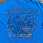 Vintage Y2K Harley Southern Thunder MI Thrashed T-Shirt