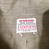 Vintage 60's McGregor Scotset Olive Short Sleeve Button Up Shirt