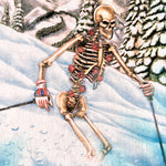 Vintage 1991 Grateful Dead Skeleton Skier Tie-Dye T-Shirt