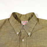 Vintage 60's McGregor Scotset Olive Short Sleeve Button Up Shirt