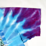 Vintage 1991 Grateful Dead Skeleton Skier Tie-Dye T-Shirt