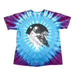 Vintage 1991 Grateful Dead Skeleton Skier Tie-Dye T-Shirt