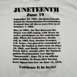Vintage 90's Juneteenth Black Freedom T-Shirt
