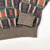 Vintage 90's TSR USA Textured Abstract Knit Sweater