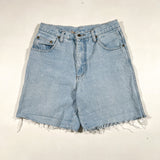Vintage Y2K Guess USA Light Wash High-Waisted Denim Shorts