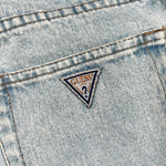 Vintage Y2K Guess USA Light Wash High-Waisted Denim Shorts