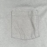 Vintage 90's Fruit of the Loom Black Pocket Workwear T-Shirt