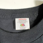 Vintage 90's Fruit of the Loom Black Pocket Workwear T-Shirt