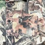 Vintage 90's Silent Advantage Timber Camo Button-Up Shirt