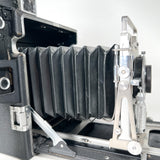 Vintage 50's Graflex Crown Graphic w/ Wollensak Raptar 127mm f/4.5 Lens & Graflex Flash Press 4x5 Film Camera