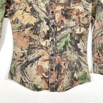 Vintage 90's Silent Advantage Timber Camo Button-Up Shirt