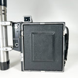 Vintage 50's Graflex Crown Graphic w/ Wollensak Raptar 127mm f/4.5 Lens & Graflex Flash Press 4x5 Film Camera