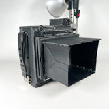 Vintage 50's Graflex Crown Graphic w/ Wollensak Raptar 127mm f/4.5 Lens & Graflex Flash Press 4x5 Film Camera