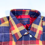 Vintage 80's Woodland Perma-Prest Plaid Flannel Shirt