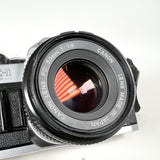 Vintage 1981 Canon AE-1 Program 35mm SLR Kit w/ FD 50mm f/1.8, FD 28mm f/2.8 & Albinar 75-300mm Lens 35mm Film Camera