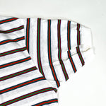 Vintage 80's Woolrich Short Sleeve Striped Rugby Shirt