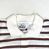 Vintage 80's Woolrich Short Sleeve Striped Rugby Shirt