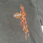 Modern Y2K Harley-Davidson Pacific H-D Honolulu Flame Eagle T-Shirt
