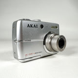 Modern 2007 Akai DC-7370 7MP Silver Point & Shoot Digital Camera