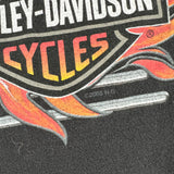 Modern Y2K Harley-Davidson Pacific H-D Honolulu Flame Eagle T-Shirt
