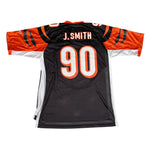 Modern Y2K Reebok Cincinnati Bengals #90 J. Smith NFL Jersey