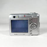 Modern 2005 Kodak EasyShare C633 6.1MP Silver Point & Shoot Digital Camera