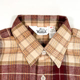 Vintage 80's Woolrich Short Sleeve Plaid Flannel Shirt