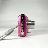 Vintage 2009 Sony Cyber-shot DSC-W220 Pink 12.1MP Digital Camera