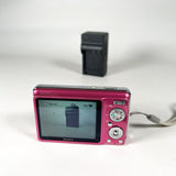 Vintage 2009 Sony Cyber-shot DSC-W220 Pink 12.1MP Digital Camera