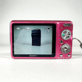 Vintage 2009 Sony Cyber-shot DSC-W220 Pink 12.1MP Digital Camera