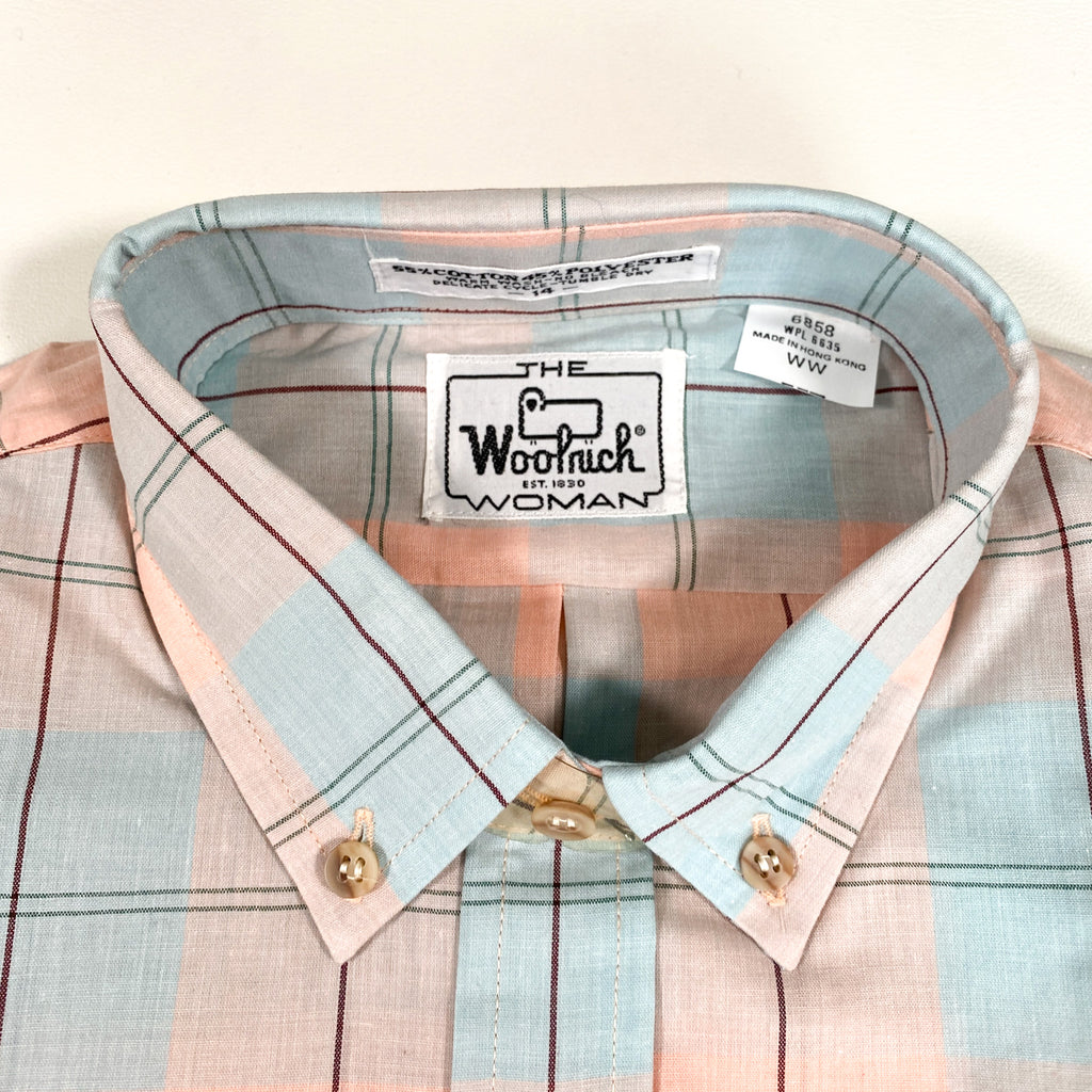 Vintage 80's Woolrich Woman Plaid Button Up Shirt – CobbleStore Vintage