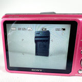 Vintage 2009 Sony Cyber-shot DSC-W220 Pink 12.1MP Digital Camera
