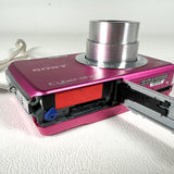 Vintage 2009 Sony Cyber-shot DSC-W220 Pink 12.1MP Digital Camera