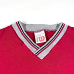 Vintage 90's Wilson V-Neck Ringer Sweatshirt