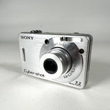 Modern 2006 Sony Cyber-shot 🔴 BROKEN LCD 🔴 DSC-W70 7.2MP Digital Camera