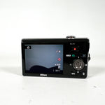 Modern 2010 Nikon Coolpix S6000 Silver Digital Camera